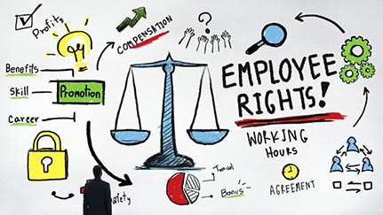 Employee rights illustration